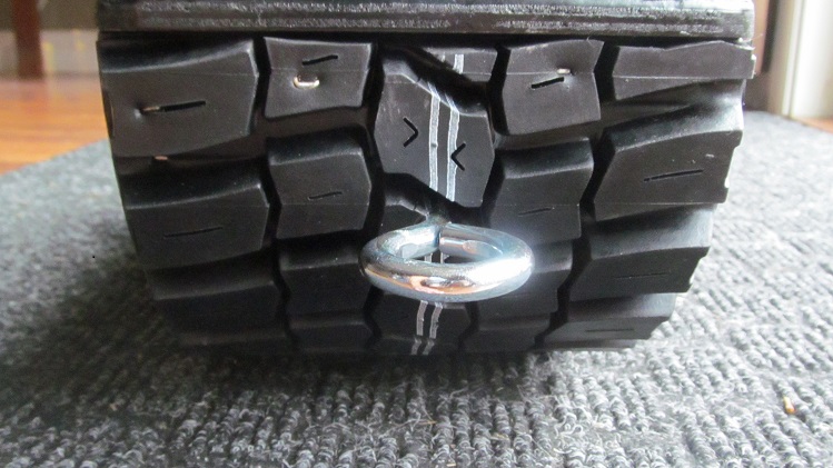Integrated pulling eye on the Braker Box Drag Sled